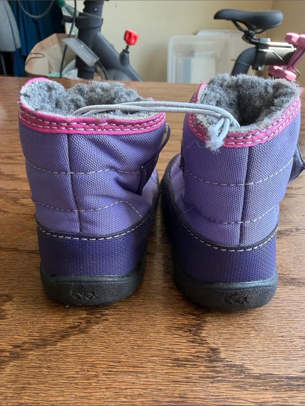 See Kai Run Purple and Pink Insulated Kids Boots